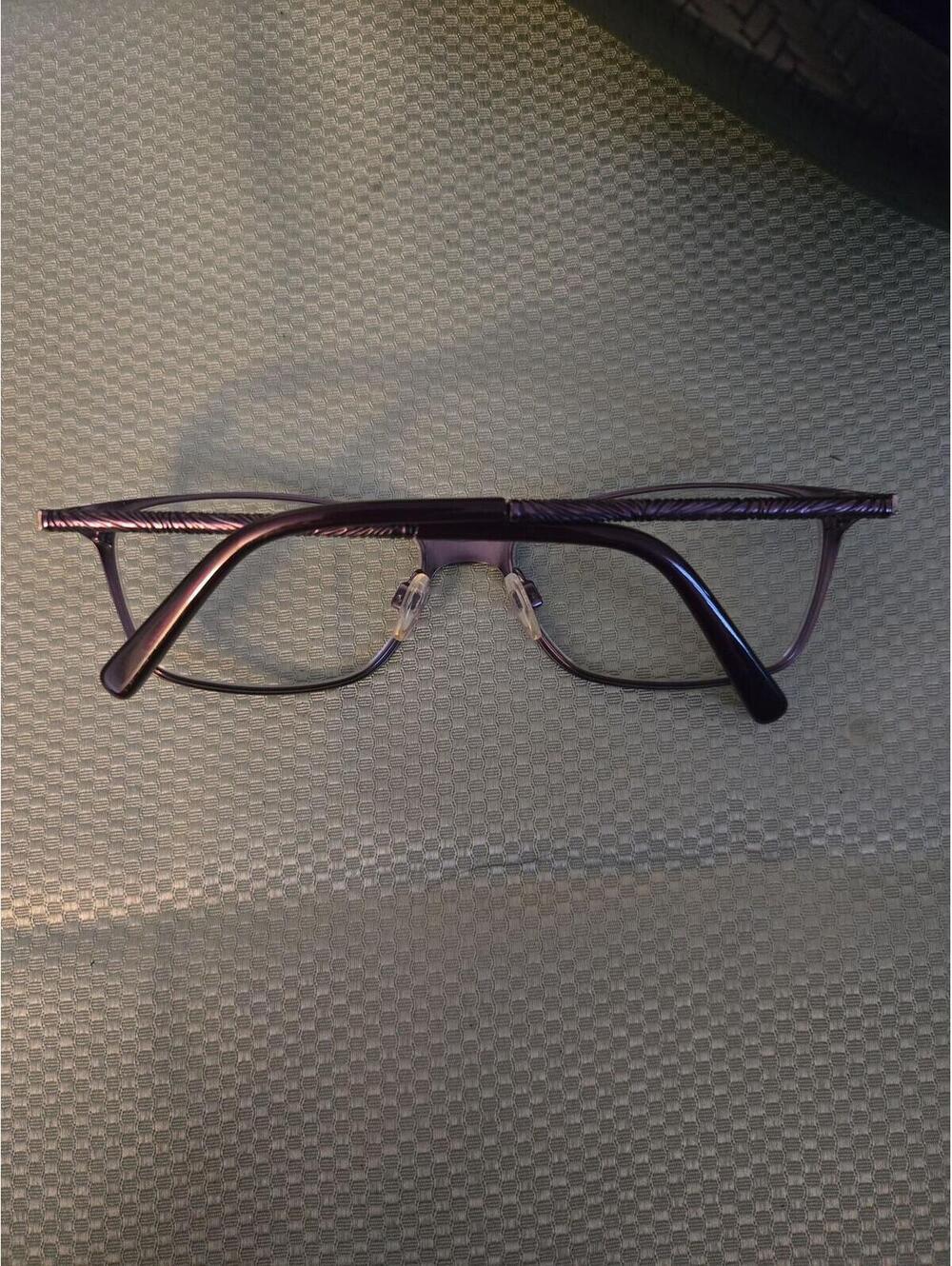 Takumi Manhattan Design Studio EasyClip Purple Eyeglasses with Magnetic Sunshade - Picture 4 of 4